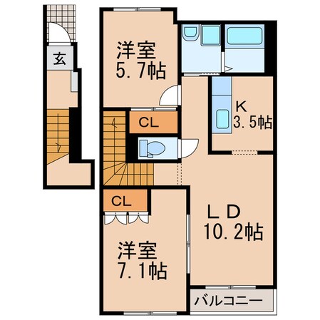 グランベルの物件間取画像